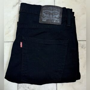 Levi's 510” Men's Dark Black Denim Jeans